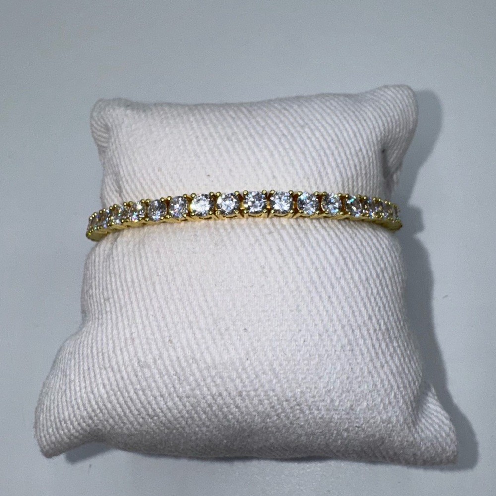 18k 30ct Tennis Bracelet - Picture 6 of 14